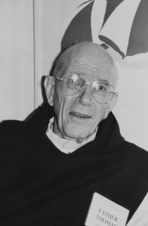 Trappist Fr. Thomas Keating: "He was not so much a conversationalist as he was a teacher." (NCR photo/Arthur Jones) Trappist Fr. Thomas Keating: "He was not so much a conversationalist as he was a teacher." (NCR photo/Arthur Jones)
