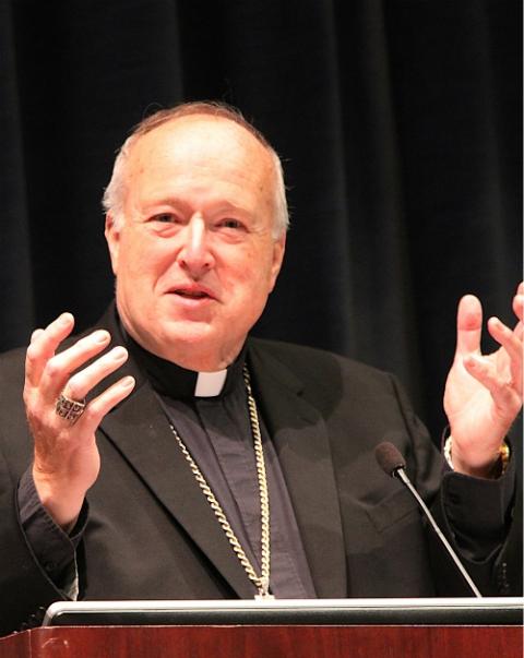 Bishop Robert McElroy at the University of San Diego in February (CNS/Courtesy of University of San Diego/Ryan Blystone)