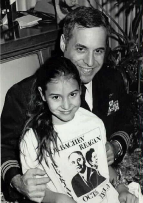 Arnold Resnicoff and daughter