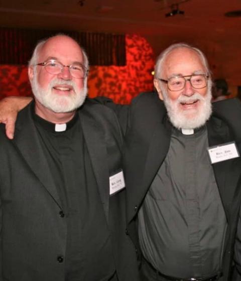 Jesuit Frs. James Rude, right, and Gregory Boyle in 2011 (Loyola High School Alumni Association) Jesuit Frs. James Rude, right, and Gregory Boyle in 2011 (Loyola High School Alumni Association)