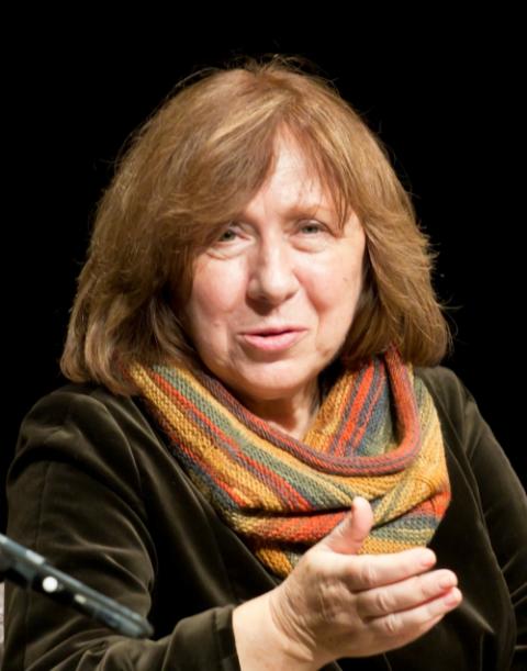 Svetlana Alexievich in 2013 (Wikimedia Commons/Elke Wetzig)