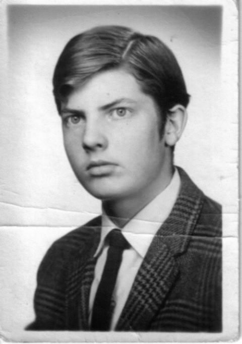 Brian Toale in his 1971 yearbook photo from Chaminade High School (Provided photo)