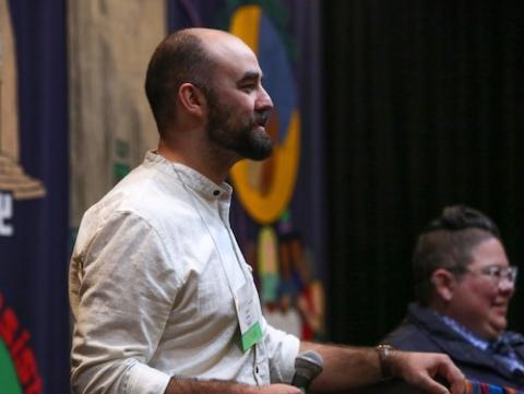 Call To Action Executive Director Zach Johnson addresses the 2018 CTA national conference in San Antonio, Texas. (Call to Action) Call To Action Executive Director Zach Johnson addresses the 2018 CTA national conference in San Antonio, Texas. (Call to Action)
