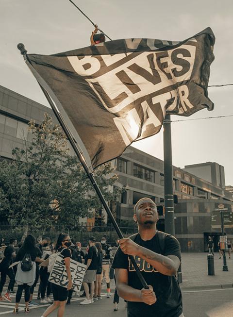 Black Lives Matter, Charlotte, North Carolina, 2020 (Unsplash/Clay Banks)