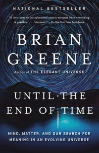 book cover for Until the End of Time, showing time lapse photo of stars in motion