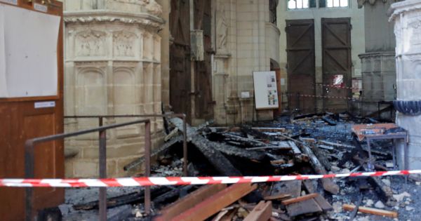 French police arrest cathedral volunteer who confesses to Nantes fire