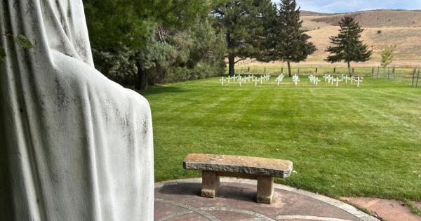 This Trappist cemetery makes for a happy Halloween haunt