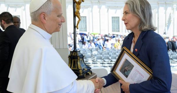 I presented Pope Leo...