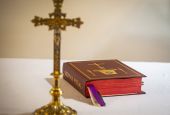 Roman Missal on the altar (CNS/Chaz Muth)