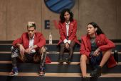 The Netflix "Rebelde" reboot follows a new group of student musicians at an international boarding school.(Netflix/Mayra Ortiz)