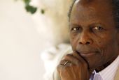 Actor Sidney Poitier poses for a portrait in Beverly Hills, California, on June 2, 2008. Poitier, the groundbreaking actor and enduring inspiration who transformed how Black people were portrayed on screen, became the first Black actor to win an Academy A