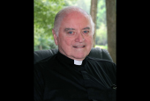 Fr. John Catoir, president and founder of St. Jude Media Ministry, is pictured in an undated photo. He died April 7, at age 90. He also was a nationally syndicated columnist and a former director of The Christophers. (CNS/Courtesy of Patricia Martin)