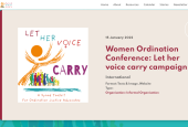 The Vatican has included Women's Ordination Conference on its website Synodrsources.org, with links to the organization's synod resources for the Catholic Church's ongoing synodal process. (NCR screenshot)