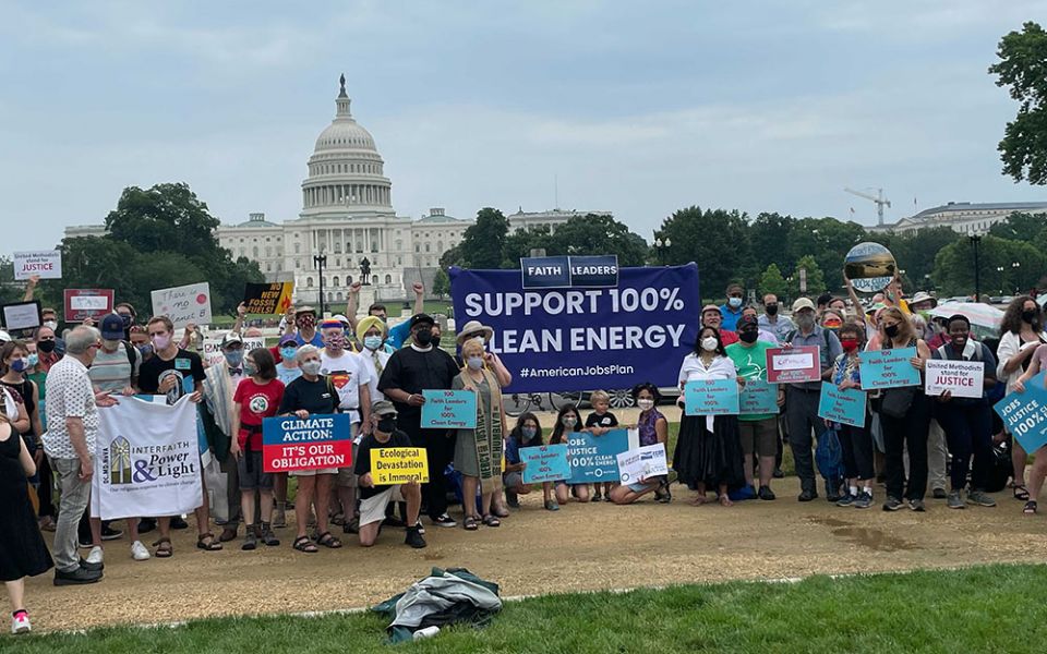 The "100 Leaders for 100% Clean Energy" rally on June 9 brought together leaders of various faith traditions in support of establishing a national clean energy standard as part of President Joe Biden's proposed $2 trillion infrastructure plan.