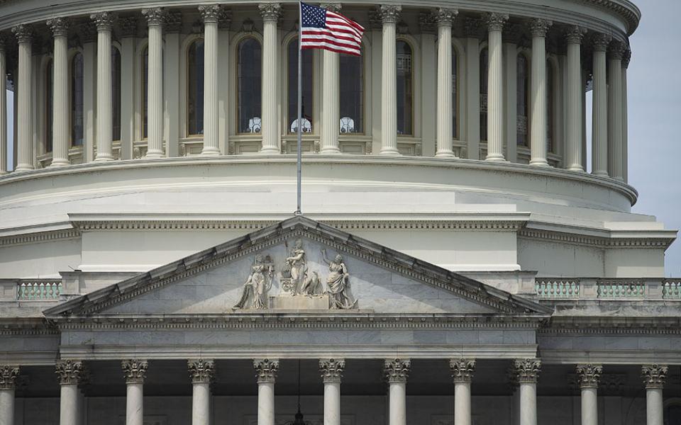 The U.S. Capitol is seen in Washington June 7. (CNS/Tyler Orsburn)