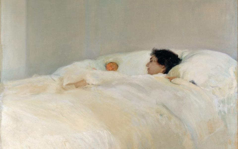 "Mother" by Joaquín Sorolla, 1895 (Artvee)