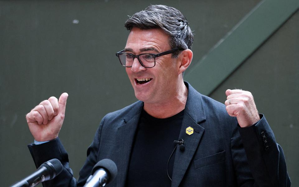 Andy Burnham, a British member of Parliament for Makerfield, England, delivers a speech at the People's History Museum in Manchester June 29, 2026. (OSV News/Reuters/Temilade Adelaja)
