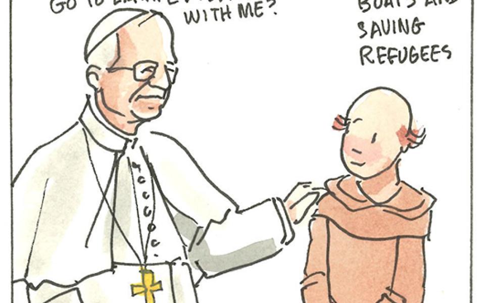 The Leo Chronicles - Pope Leo and Brother Leo are headed to Lampedusa.