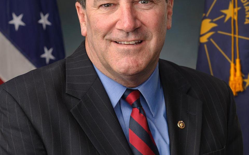 Indiana Sen. Joe Donnelly in an official portrait in 2013 (Wikimedia Commons/U.S. Senate Photographic Studio)