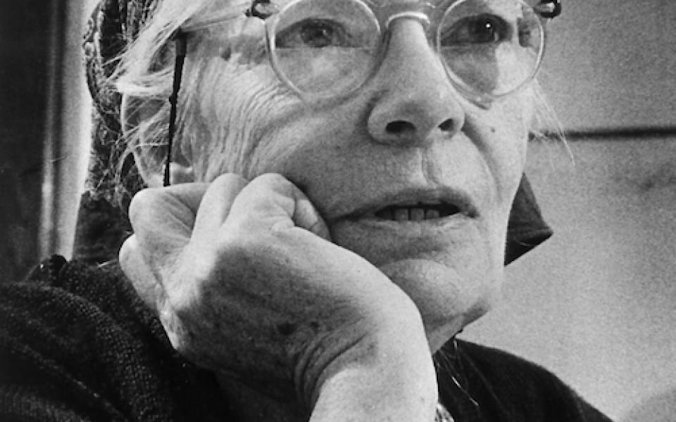 Dorothy Day, co-founder of the Catholic Worker movement, pictured in an undated photo (CNS/Courtesy of the Milwaukee Journal)