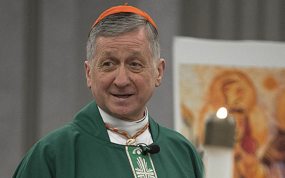 Chicago Cardinal Blase Cupich is seen in January 2020. (CNS/Tyler Orsburn)