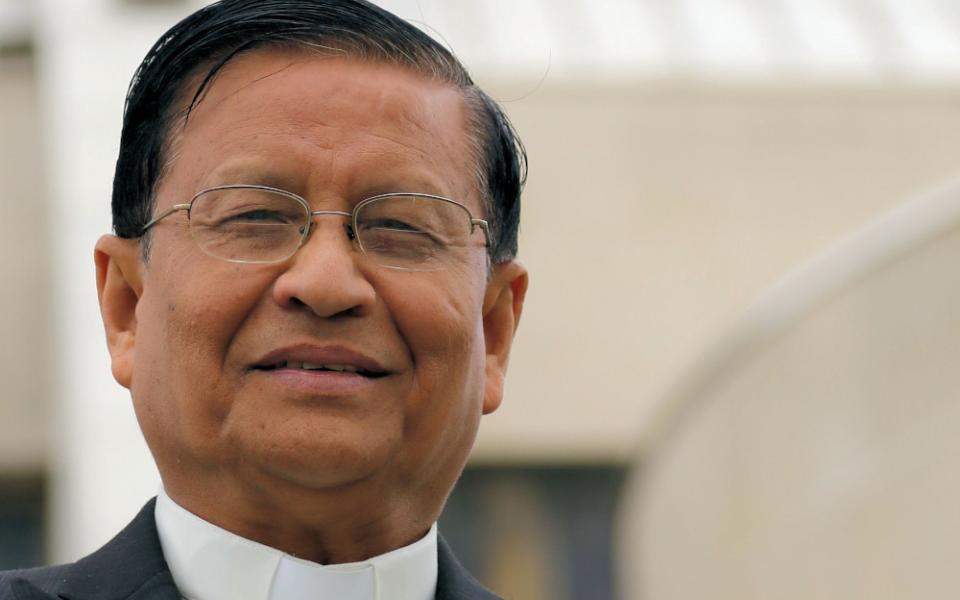 Cardinal Charles Maung Bo of Yangon, Myanmar, is pictured in a file photo. (CNS/Simon Caldwell)