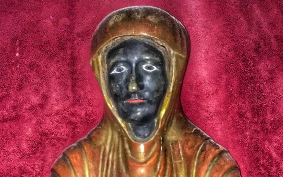 A detail from Our Lady of the Good Death at the Cathedral of Our Lady of the Assumption of Clermont-Ferrand, France (Courtesy of Christena Cleveland)