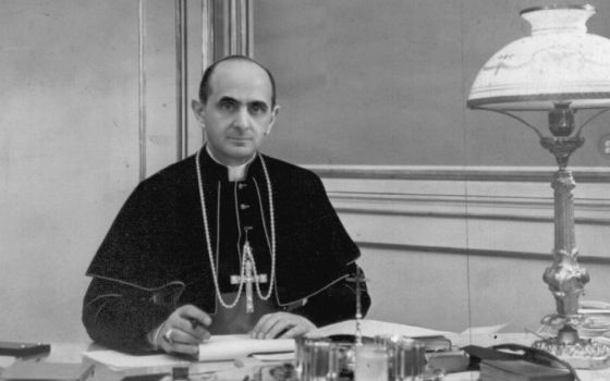 Cardinal Giovanni Battista Montini, who became Pope Paul VI (CNS/Courtesy of the Brescia Diocese)