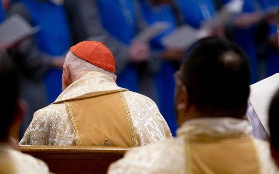 Then-Cardinal Theodore McCarrick is seen at a church in Washington Nov. 1, 2017. (CNS/Tyler Orsburn) 