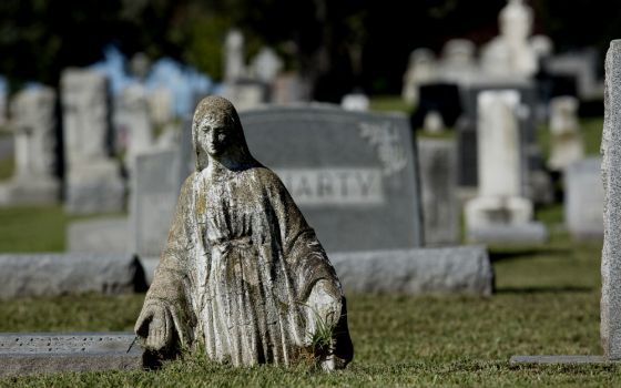 St. Mary Parish's cemetery in Alexandria, Virginia, is seen in a 2017 file photo. (CNS/Tyler Orsburn)