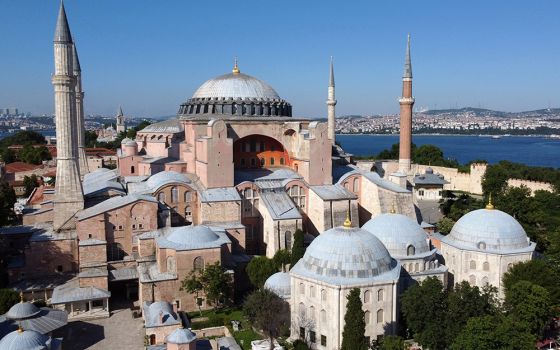 Hagia Sophia is seen June 30 in Istanbul. (CNS/Reuters/Murad Sezer)