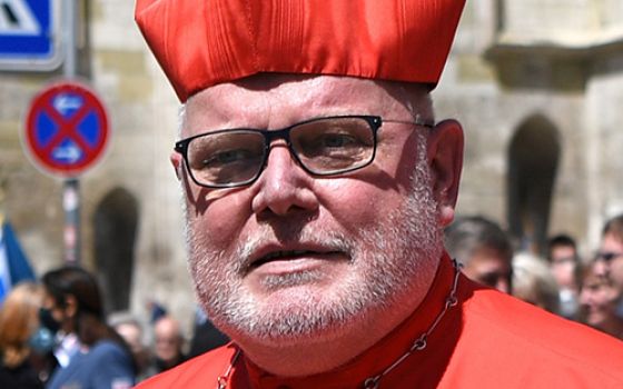 Cardinal Reinhard Marx of Munich and Freising, Germany, in July (CNS/Reuters/Andreas Gebert)