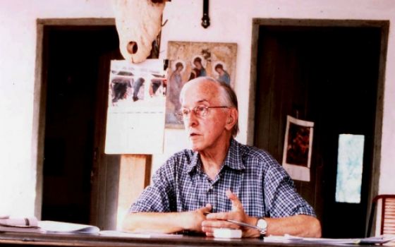 Retired Bishop Pedro Casaldáliga in an undated photo. (CNS/Courtesy of São Félix Prelature archives)