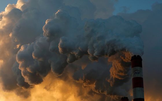 Smoke and steam billow from a coal plant in Belchatow, Poland, in 2018. (CNS/Reuters/Kacper Pempel)