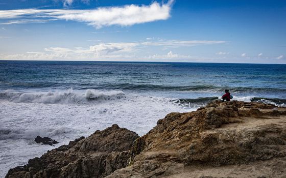 A view of the Pacific Ocean can be seen from Sonoma Coast State Park in Bodega Bay, California, in January. (CNS/Chaz Muth)