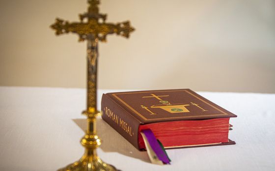 Roman Missal on the altar (CNS/Chaz Muth)