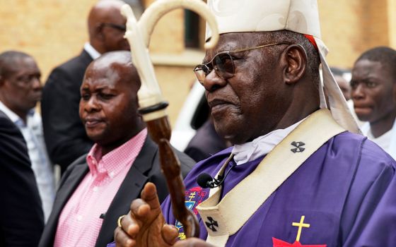 Congolese Cardinal Laurent Monsengwo Pasinya, retired archbishop of Kinshasa, in February 2018 (CNS/Reuters/Robert Carrubba)