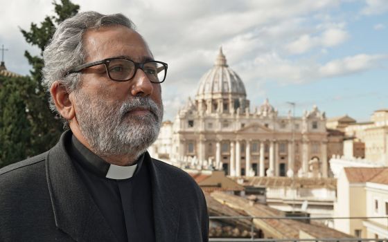 Jesuit Father Juan Antonio Guerrero Alves, prefect of the Vatican Secretariat for the Economy, is pictured near the Vatican in an undated photo. (CNS photo/courtesy Society of Jesus)