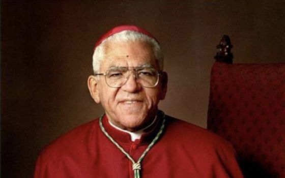 Retired Bishop Guy A. Sansaricq of the Diocese of Brooklyn, N.Y., is seen in this undated photo. Bishop Sansaricq died Aug. 21, 2021, at age 86. (CNS photo/courtesy Diocese of Brooklyn)