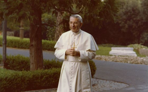 Pope John Paul I walks at the Vatican in 1978. Pope Francis has recognized a miracle attributed to the intercession of Pope John Paul I, clearing the way for his beatification. (CNS file photo/L'Osservatore Romano)
