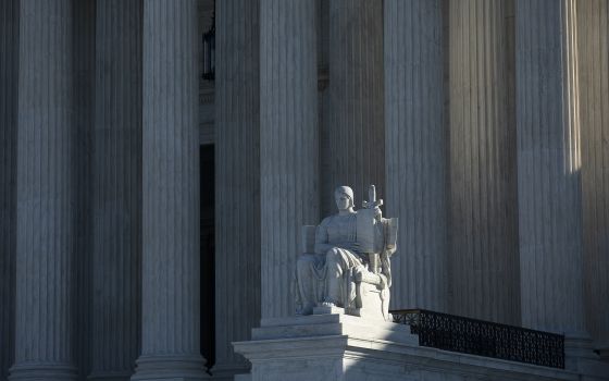 The U.S. Supreme Court is seen in Washington Nov. 1, 2021. (CNS photo/Tyler Orsburn)
