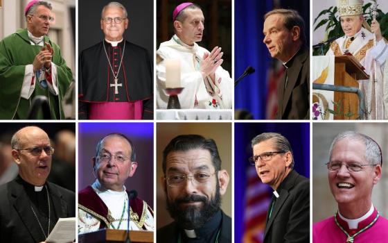Candidates for the upcoming 2022 U.S. Conference of Catholic Bishops presidential and vice presidential elections are shown in composite photo