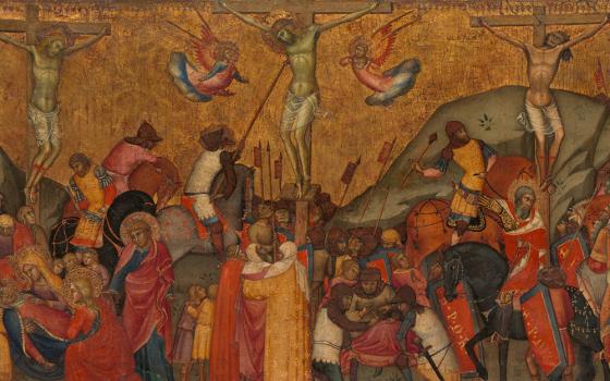 "The Crucifixion," a painting by Andrea di Bartolo (Metropolitan Museum of Art)