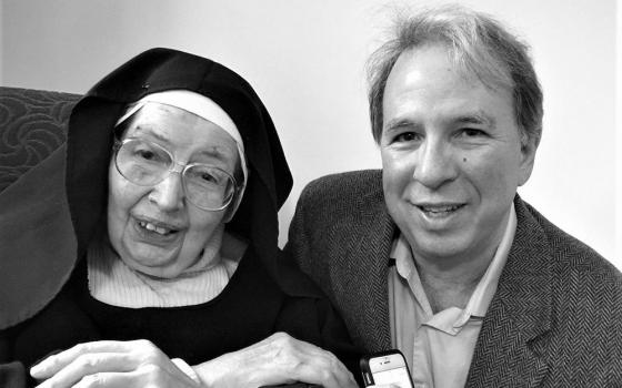 Sr. Wendy Beckett and Orbis Books publisher Robert Ellsberg exchanged letters on a near daily basis during the last three years of Sister Wendy’s life. Initially, the two corresponded about the lives of saints, the meaning of holiness and the spiritual life, but they soon delved into a deep and intimate exchange that encompassed the subjects of love, suffering, joy and the presence of grace in everyday life. (Courtesy of Robert Ellsberg)