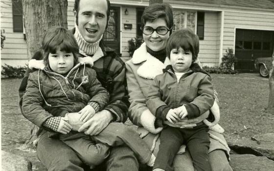 Michael and Vickie Leach with their children