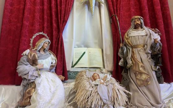 An elaborate crèche decorates each of the Catholic churches in Italy, even in small towns like Guardiagrele in the Abruzzo region, where there are nine churches within the town center. (Judith Valente)