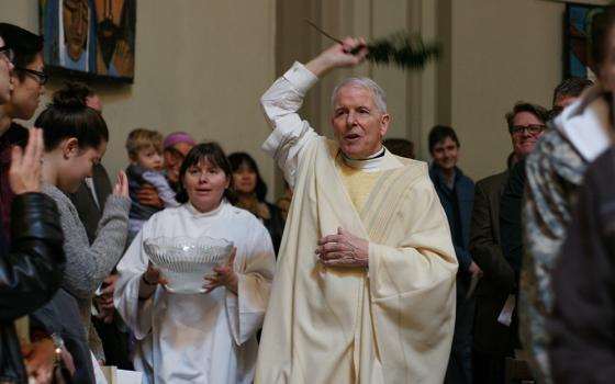 Fr. Michael Ryan, pastor of St. James Cathedral in Seattle: "Here, we are talking to people where they live their lives." (Courtesy of St. James Cathedral, Seattle)