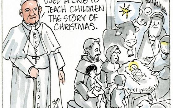 Francis, the comic strip: Francis has a special message for all of us this Christmas.