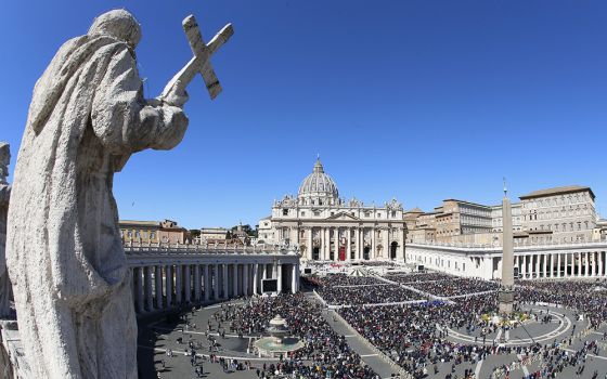 Vatican City is seen in this April 10 photo. (CNS/Paul Haring)