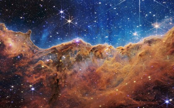 The Carina Nebula is one of the largest and brightest nebulae in the sky, located approximately 7,600 light-years away in the southern constellation Carina. Nebulae are stellar nurseries where stars form. (RNS/NASA, ESA, CSA and STScI)